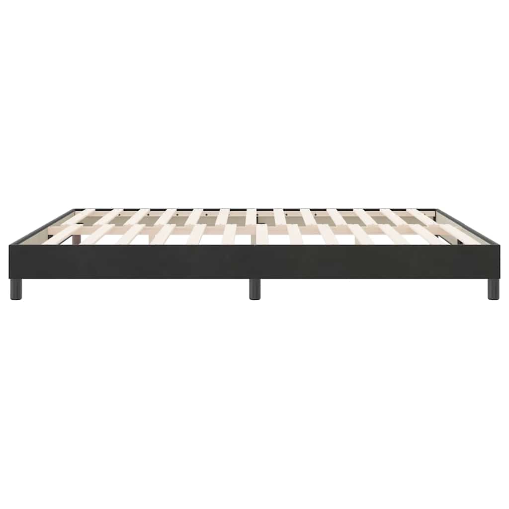 vidaXL Boxspringbett ohne Matratze Schwarz 180x220 cm Samt