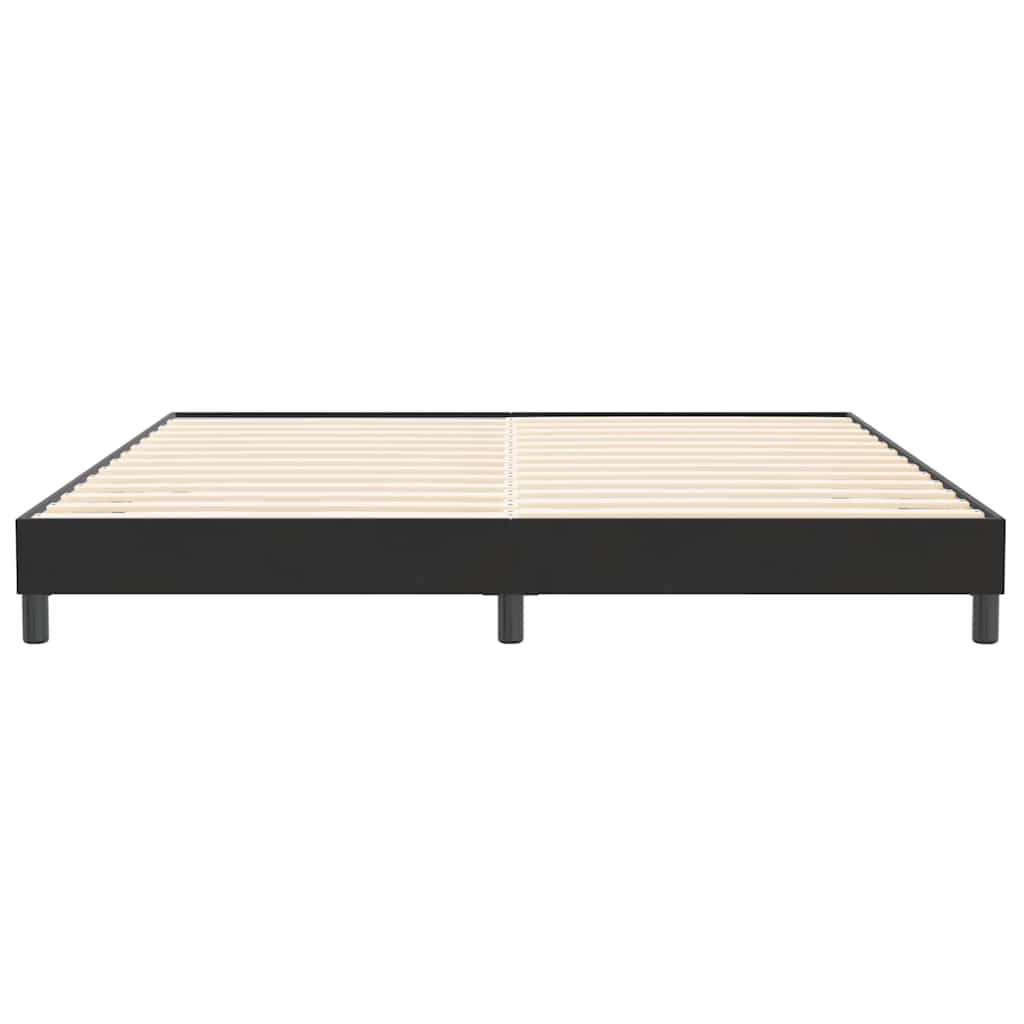 Boxspringbett ohne Matratze Schwarz 200x220 cm Samt