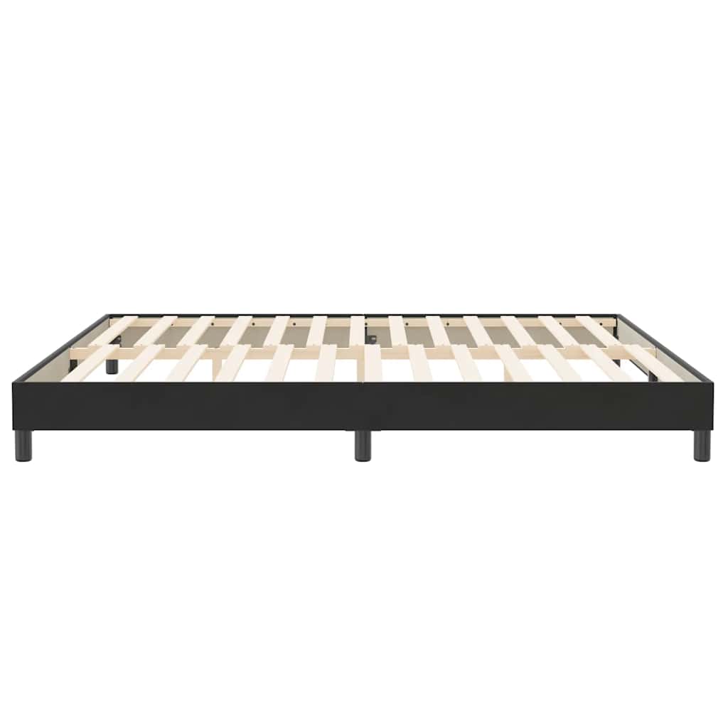 Boxspringbett ohne Matratze Schwarz 200x220 cm Samt