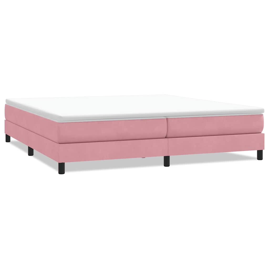 Boxspringbett ohne Matratze Rosa 200x220 cm Samt