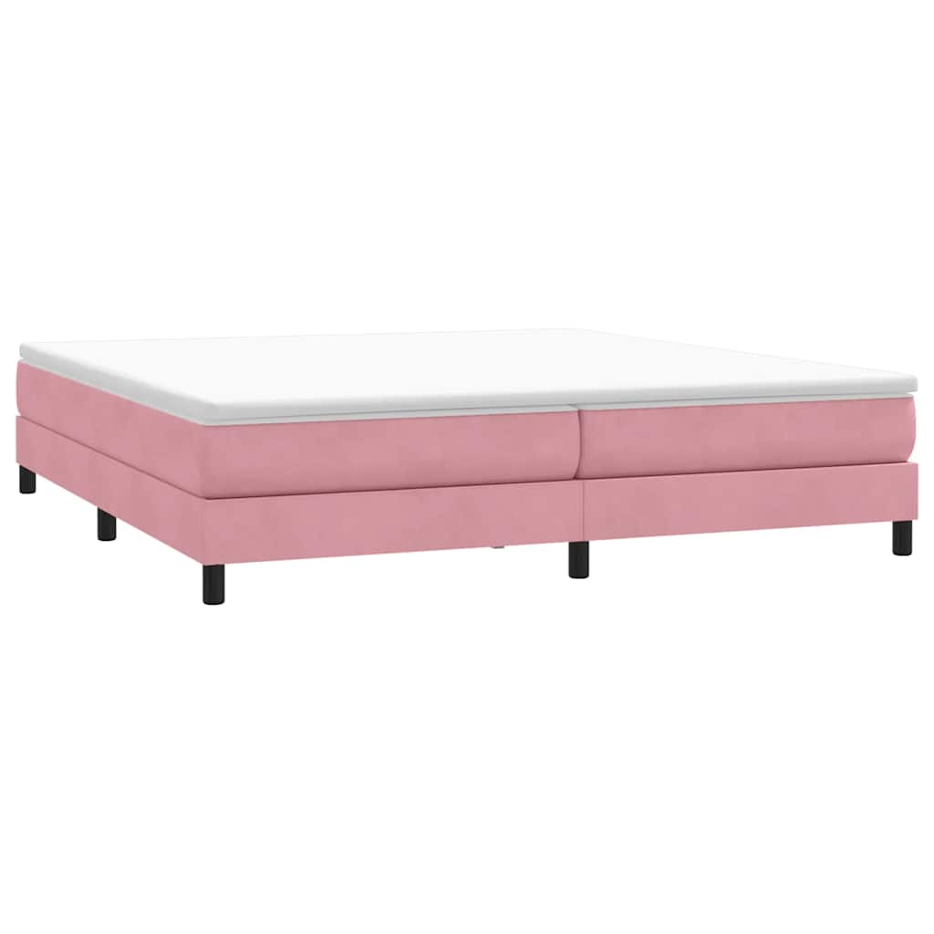 Boxspringbett ohne Matratze Rosa 200x220 cm Samt