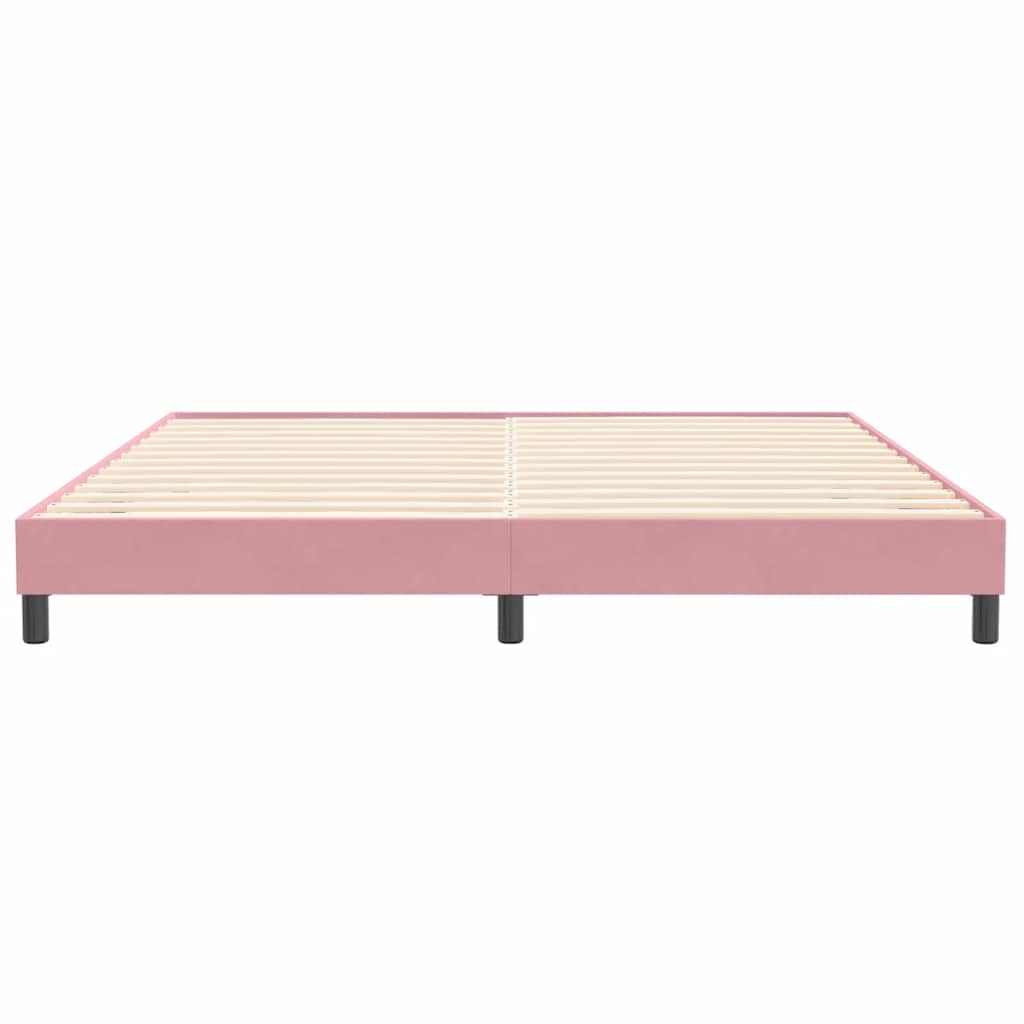 Boxspringbett ohne Matratze Rosa 200x220 cm Samt