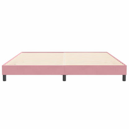 Boxspringbett ohne Matratze Rosa 200x220 cm Samt