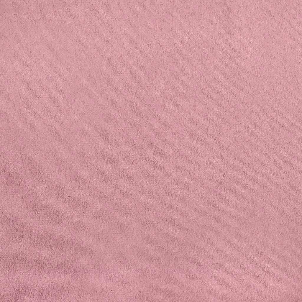 vidaXL Boxspringbett mit Matratze Rosa 90x210 cm Samt