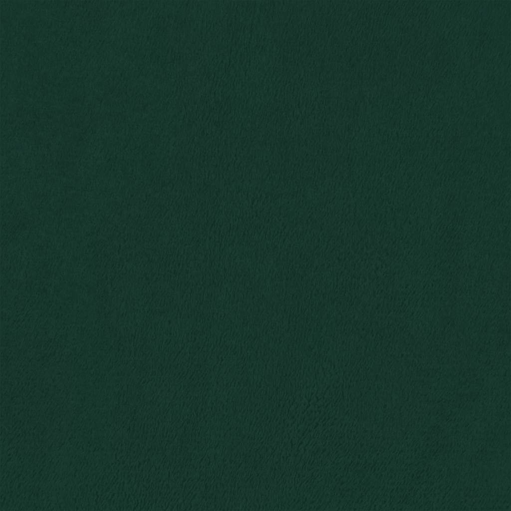vidaXL Boxspringbett mit Matratze Dunkelgrün 120x220 cm Samt
