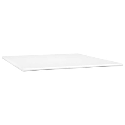 vidaXL Boxspringbett mit Matratze & LED Hellgrau 180x210 cm Samt