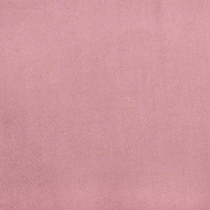 vidaXL Boxspringbett mit Matratze Rosa 90x220 cm Samt