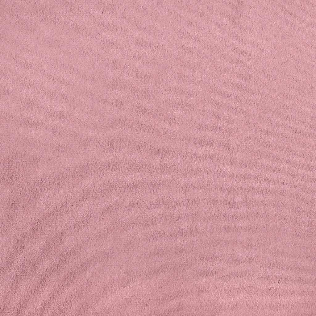 vidaXL Boxspringbett mit Matratze Rosa 90x220 cm Samt