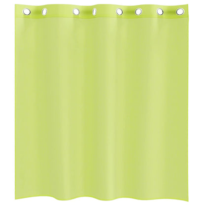 vidaXL Voile Vorhänge mit Ösen 2 Stk. Apfelgrün 140x140 cm