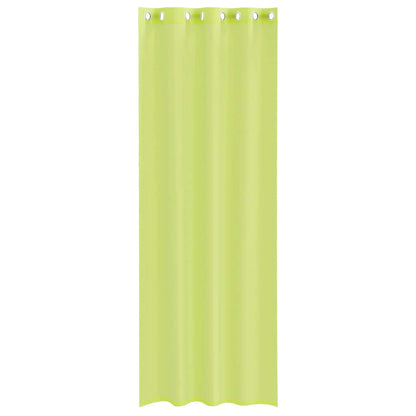 vidaXL Voile Vorhänge mit Ösen 2 Stk. Apfelgrün 140x260 cm