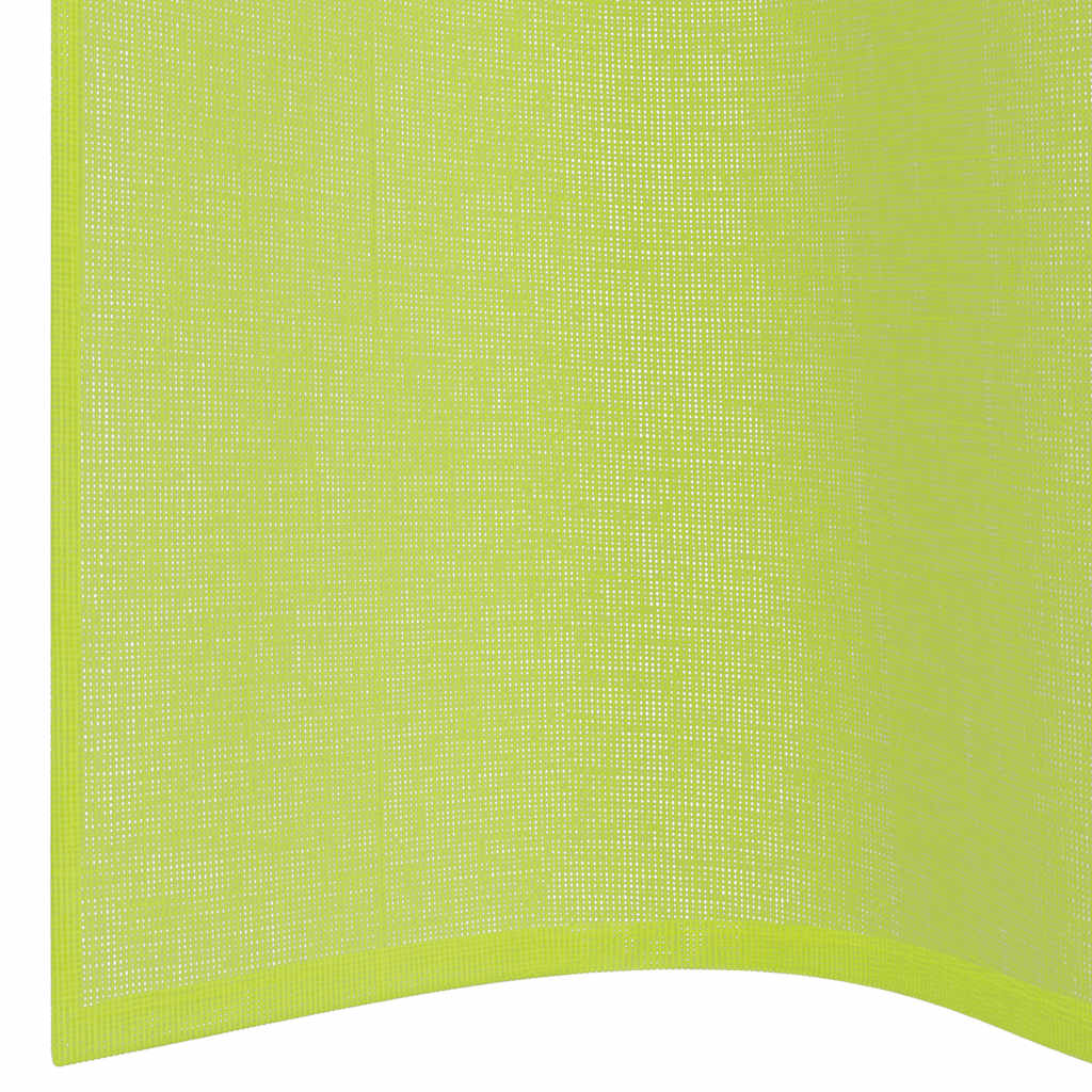 vidaXL Voile Vorhänge mit Ösen 2 Stk. Apfelgrün 140x300 cm
