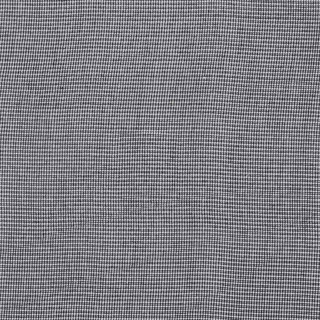 vidaXL Voile Vorhänge mit Ösen 2 Stk. Schwarz 140x175 cm
