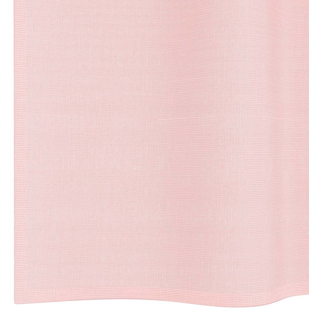 vidaXL Voile Vorhänge mit Ösen 2 Stk. Hellrosa 140x225 cm