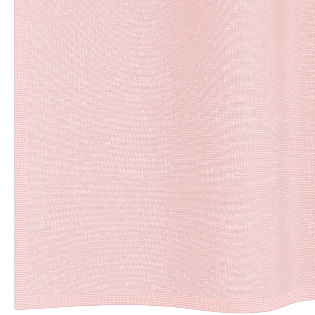 vidaXL Voile Vorhänge mit Ösen 2 Stk. Hellrosa 140x245 cm