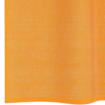 Voile Vorhänge mit Ösen 2 Stk. Orange 140x140 cm