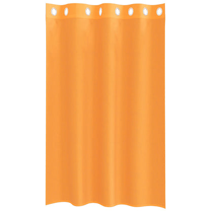 vidaXL Voile Vorhänge mit Ösen 2 Stk. Orange 140x175 cm