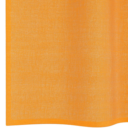 Voile Vorhänge mit Ösen 2 Stk. Orange 140x175 cm