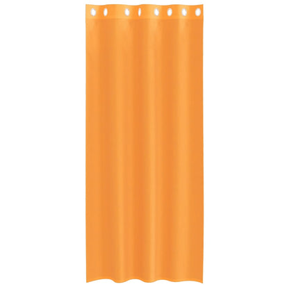 vidaXL Voile Vorhänge mit Ösen 2 Stk. Orange 140x225 cm