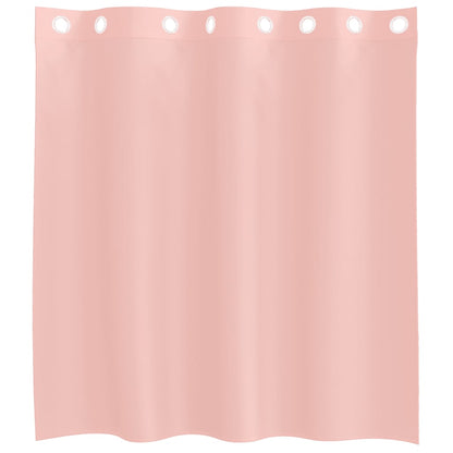vidaXL Voile Vorhänge mit Ösen 2 Stk. Rosa 140x140 cm