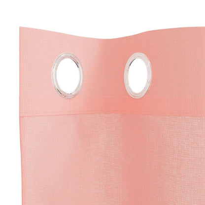 vidaXL Voile Vorhänge mit Ösen 2 Stk. Rosa 140x225 cm