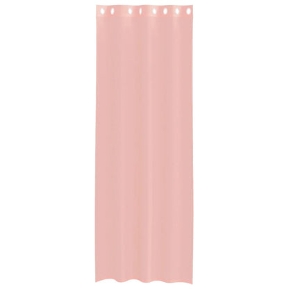 vidaXL Voile Vorhänge mit Ösen 2 Stk. Rosa 140x300 cm