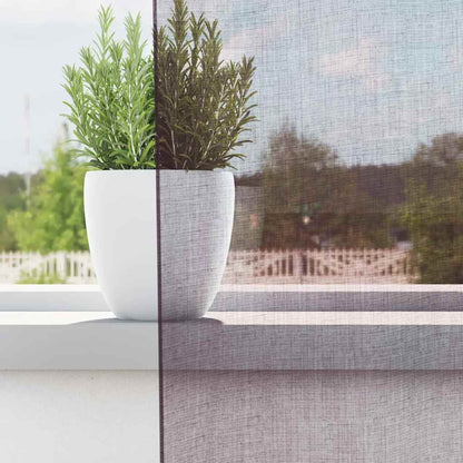 vidaXL Voile Vorhänge mit Ösen 2 Stk. Lila 140x260 cm