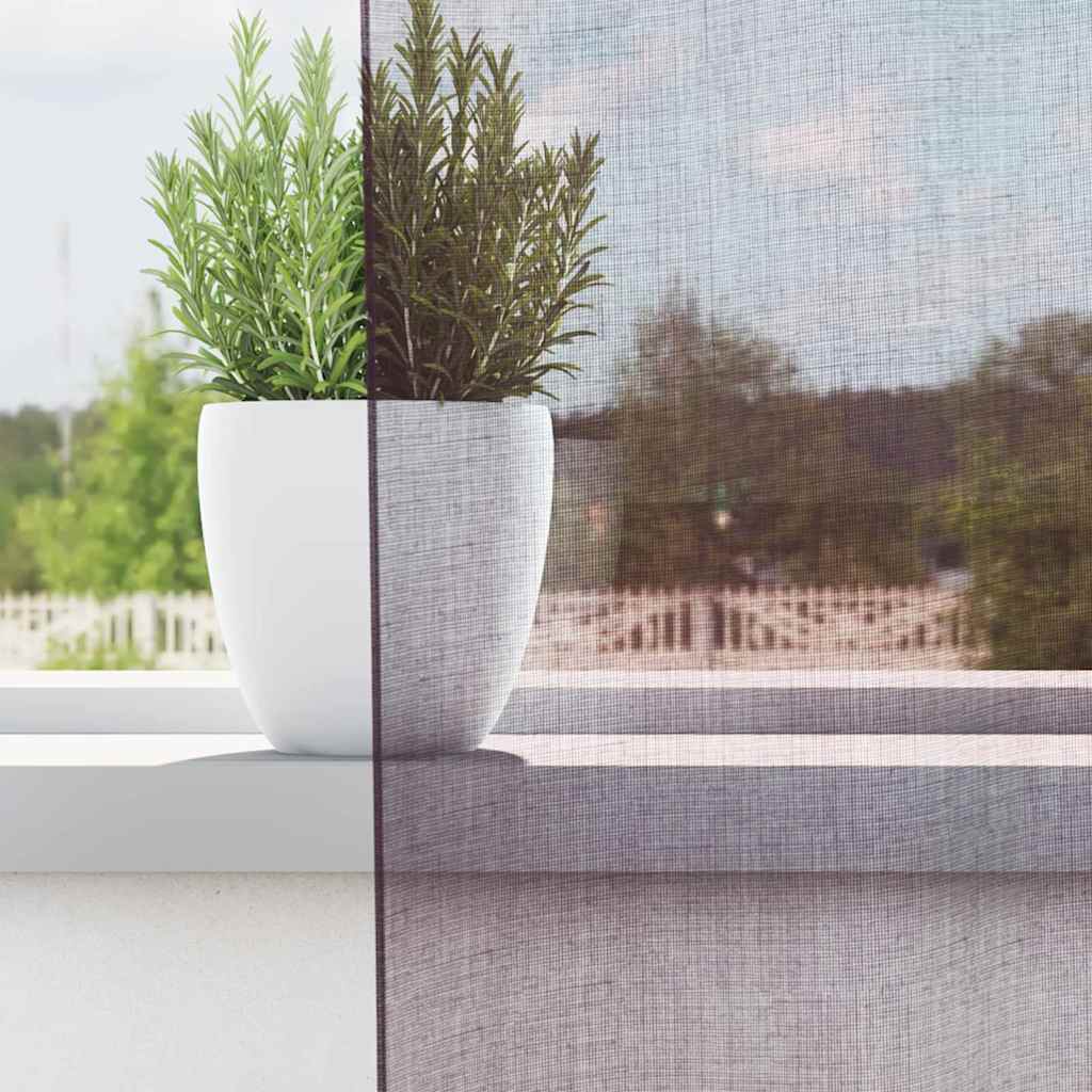 vidaXL Voile Vorhänge mit Ösen 2 Stk. Lila 140x300 cm