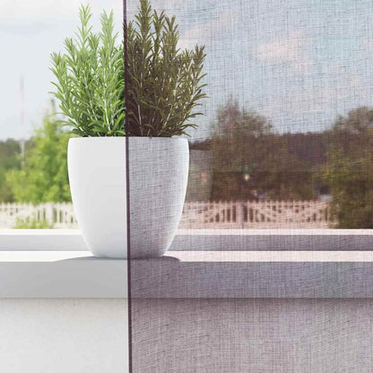 vidaXL Voile Vorhänge mit Ösen 2 Stk. Lila 140x300 cm