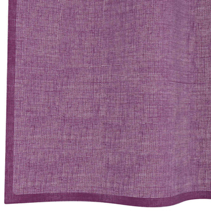 vidaXL Voile Vorhänge mit Ösen 2 Stk. Lila 140x300 cm