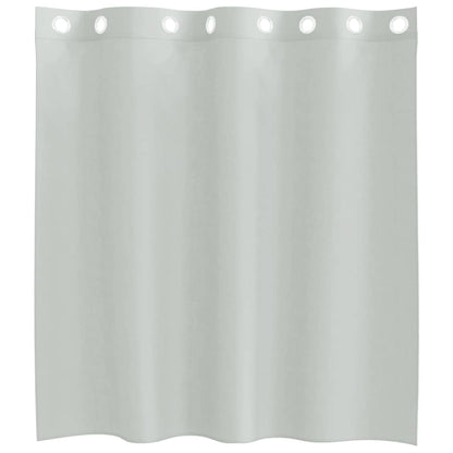 vidaXL Voile Vorhänge mit Ösen 2 Stk. Hellgrau 140x140 cm