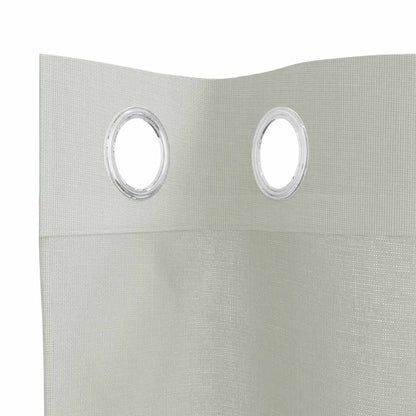 vidaXL Voile Vorhänge mit Ösen 2 Stk. Hellgrau 140x225 cm