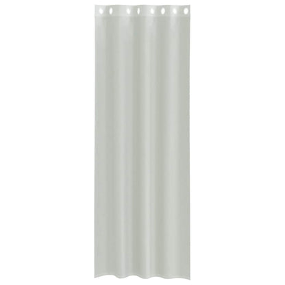 vidaXL Voile Vorhänge mit Ösen 2 Stk. Hellgrau 140x260 cm