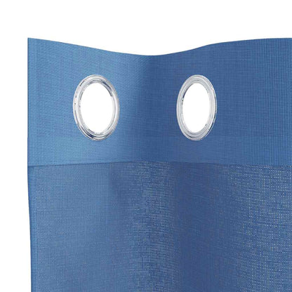 vidaXL Voile Vorhänge mit Ösen 2 Stk. Königsblau