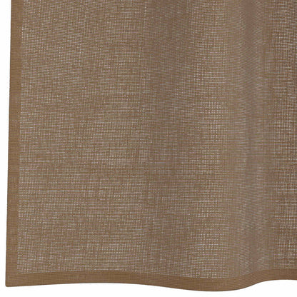 vidaXL Voile Vorhänge mit Ösen 2 Stk. Hellbraun