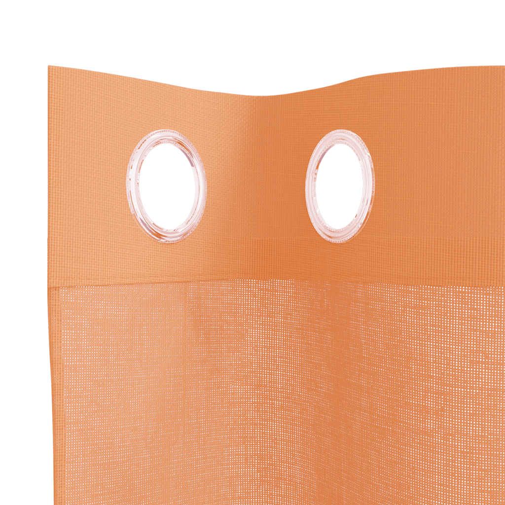 vidaXL Voile Vorhänge mit Ösen 2 Stk. Terrakotta