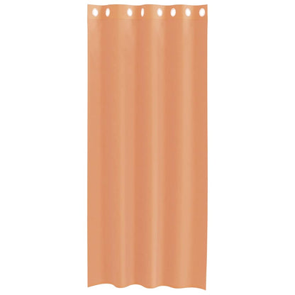 vidaXL Voile Vorhänge mit Ösen 2 Stk. Terrakotta