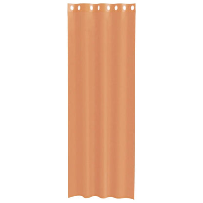 vidaXL Voile Vorhänge mit Ösen 2 Stk. Terrakotta