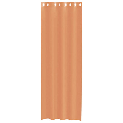 vidaXL Voile Vorhänge mit Ösen 2 Stk. Terrakotta