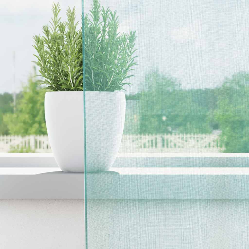 Voile Vorhänge mit Ösen 2 Stk. Türkis