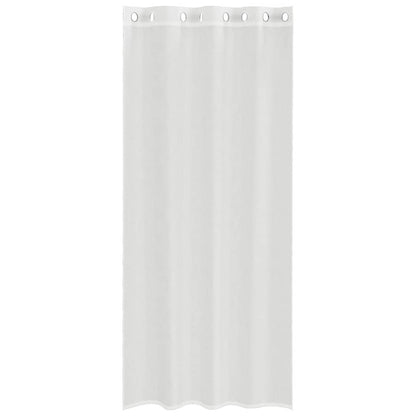 vidaXL Voile Vorhänge mit Ösen 2 Stk. Weiß