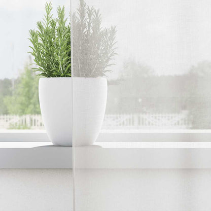 vidaXL Voile Vorhänge mit Ösen 2 Stk. Weiß