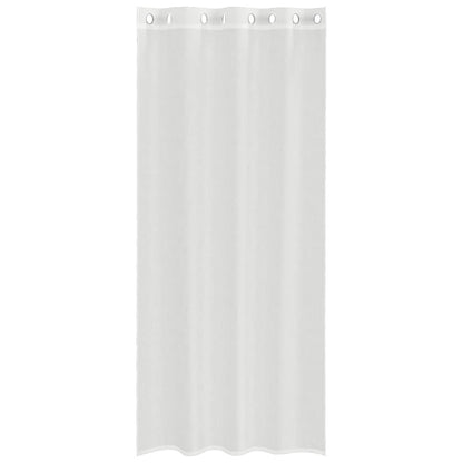 vidaXL Voile Vorhänge mit Ösen 2 Stk. Weiß