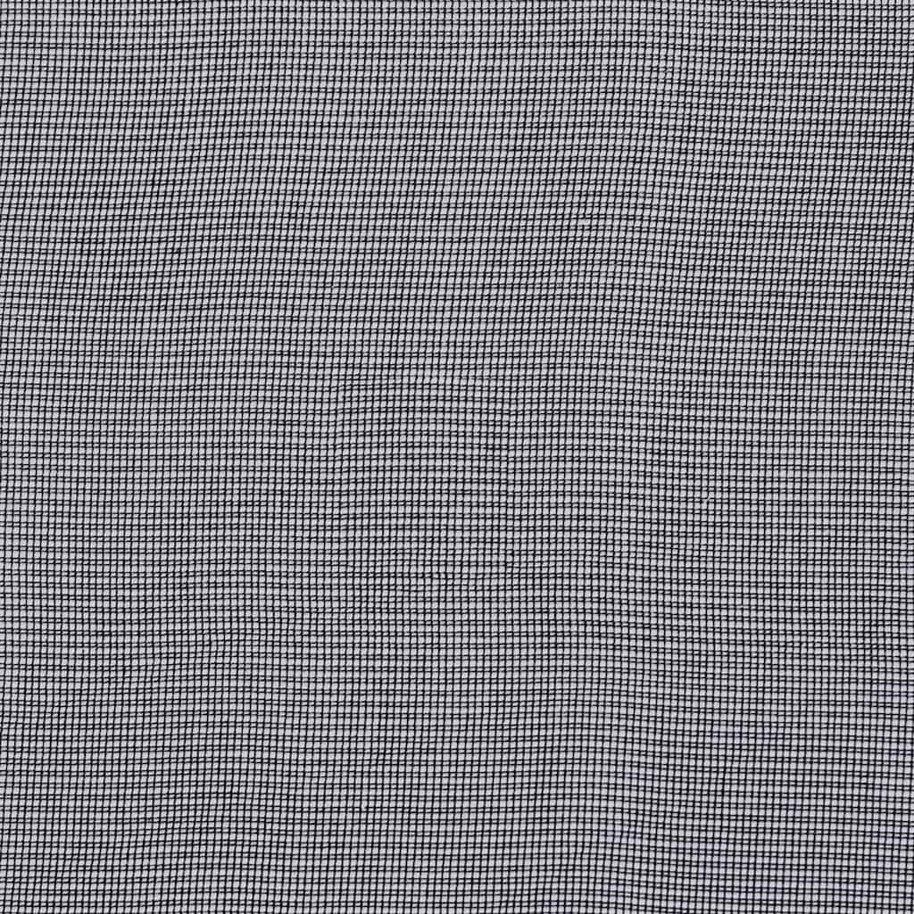 vidaXL Voile Vorhänge mit Stangentaschen 2 Stk. Schwarz