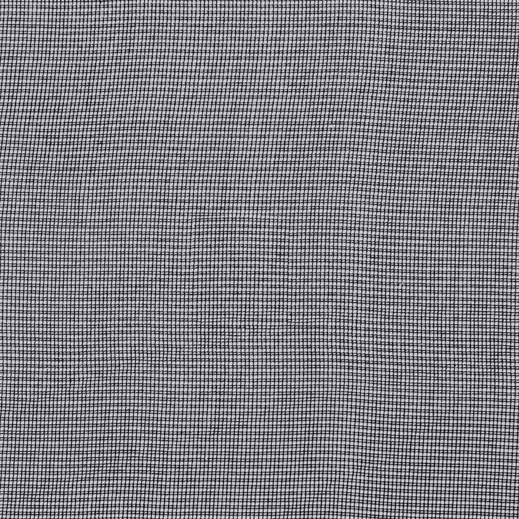 Voile Vorhänge mit Stangentaschen 2 Stk. Schwarz