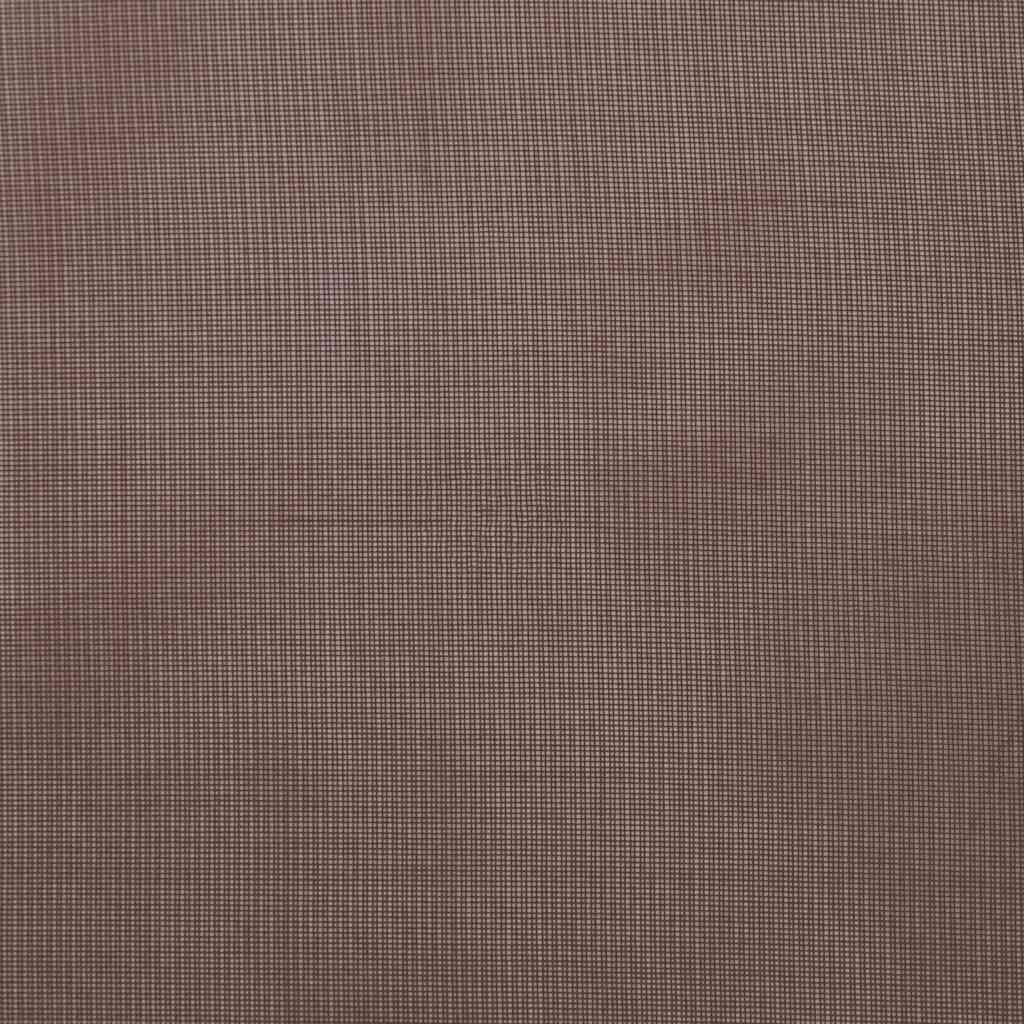 vidaXL Voile Vorhänge mit Stangentaschen 2 Stk. Braun