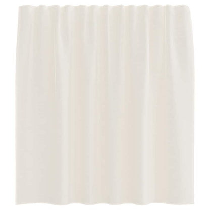 vidaXL Voile Vorhänge mit Stangentaschen 2 Stk. Creme
