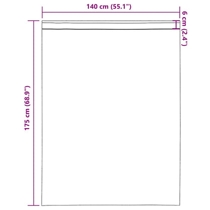 Voile Vorhänge mit Stangentaschen 2 Stk. Dunkelgrau