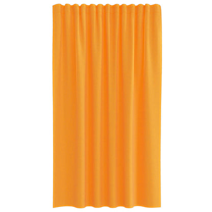 vidaXL Voile Vorhänge mit Stangentaschen 2 Stk. Orange