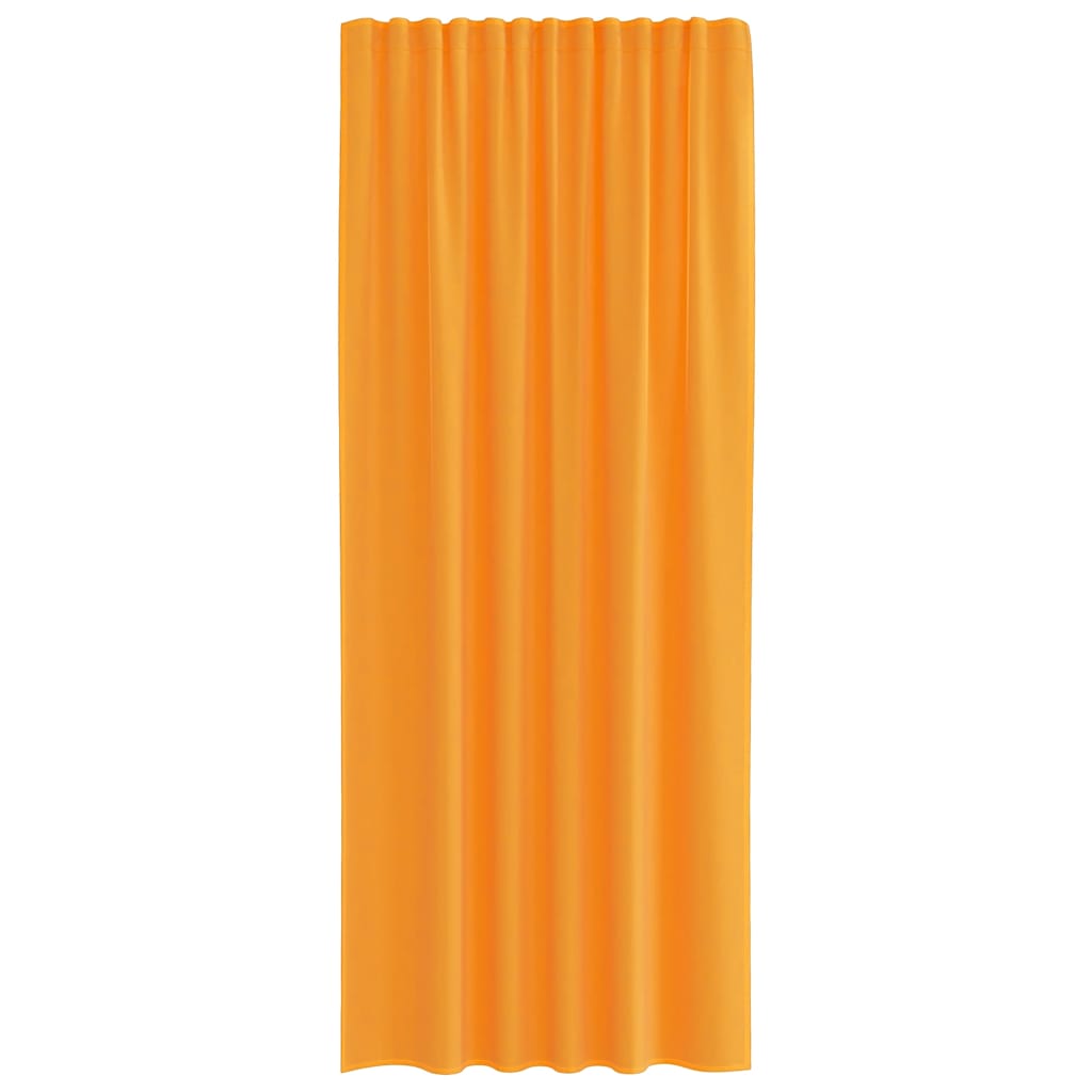 vidaXL Voile Vorhänge mit Stangentaschen 2 Stk. Orange