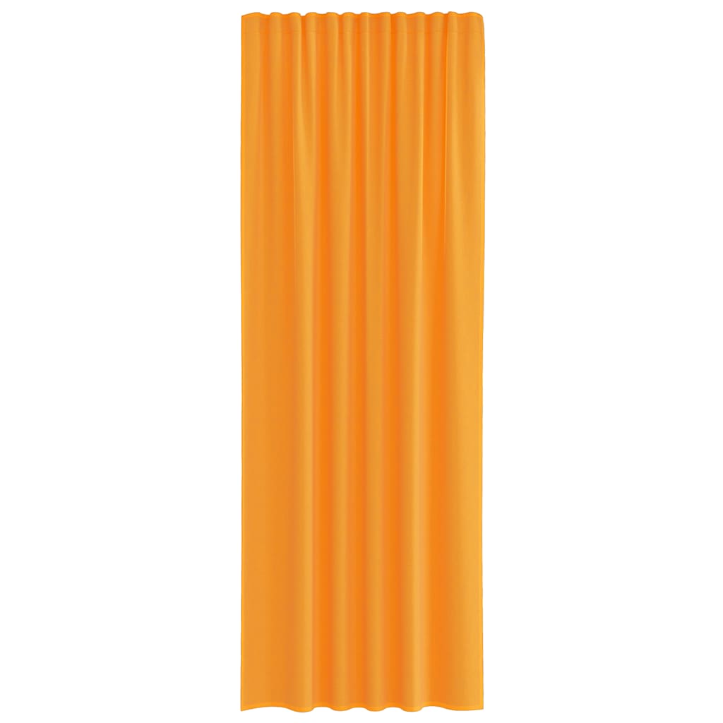 vidaXL Voile Vorhänge mit Stangentaschen 2 Stk. Orange